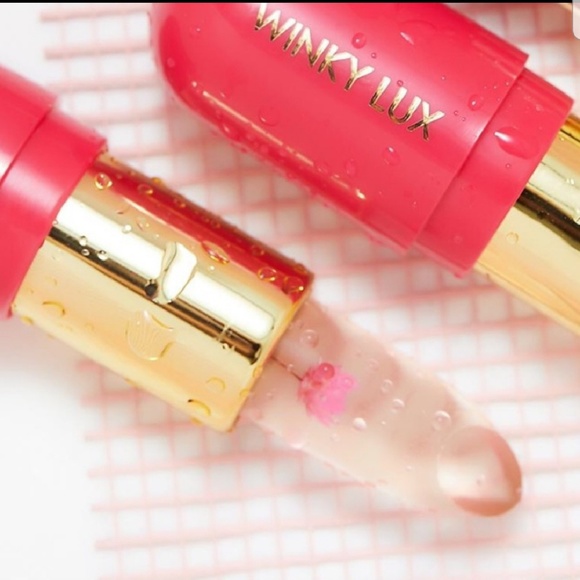 🌟HP🌟🌟PINK Winky Lux Flower Ph Balance Lip Balm NWT - Picture 4 of 8